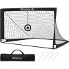 imageBAGAIL Soccer Goal 4x3 FT Soccer Practice Net with Goal Pop Up Soccer Goal for Backyard Portable Soccer Training Equipment with Carry Bag Fun Soccer Game Indoor and OutdoorBlack
