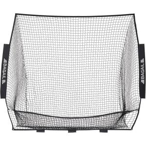 imageBAGAIL 7x7 FT Baseball ampamp Softball Net Replacement Net Only No Frame 7Strand Heavy Duty Knotless Polyester Replacement Baseball Net for Baseball Pitching Hitting and ThrowingBlack  Full Mouth Version