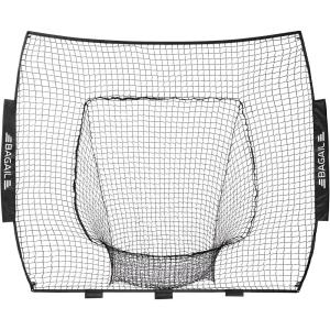 imageBAGAIL 7x7 FT Baseball ampamp Softball Net Replacement Net Only No Frame 7Strand Heavy Duty Knotless Polyester Replacement Baseball Net for Baseball Pitching Hitting and ThrowingBlack  Strike Zone Version