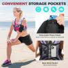 imageBAGAIL Weighted Vest 5lbs8lbs10lbs12lbs15lbs20lbs25lbs30lbs Weight Vest with Detachable Phone Pouch Rucking Vest for Women Men Walking Weight Loss Training RunningLilac