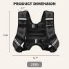 imageBAGAIL Weighted Vest 5lbs8lbs10lbs12lbs15lbs20lbs25lbs30lbs Weight Vest with Detachable Phone Pouch Rucking Vest for Women Men Walking Weight Loss Training RunningLilac