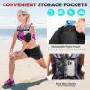 imageBAGAIL Weighted Vest 5lbs8lbs10lbs12lbs15lbs20lbs25lbs30lbs Weight Vest with Detachable Phone Pouch Rucking Vest for Women Men Walking Weight Loss Training RunningLilac