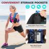 imageBAGAIL Weighted Vest 5lbs8lbs10lbs12lbs15lbs20lbs25lbs30lbs Weight Vest with Detachable Phone Pouch Rucking Vest for Women Men Walking Weight Loss Training RunningRoyal Blue
