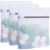imageBAGAIL Laundry Bags Mesh Wash Bag for Intimates Lingerie and Delicates3PcsHoneycomb 1S 1M 1LPearl WhiteFine Mesh