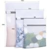imageBAGAIL Laundry Bags Mesh Wash Bag for Intimates Lingerie and Delicates3PcsHoneycomb 1S 1M 1LWhiteHoneycomb