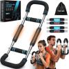 imageBAGAIL Twister Arm Trainer 5 or 9 Level Resistance 30140 lbs for Chest ampamp Arm Workout AllinOne Home Gym Strength Training Equipment with Ergonomic Grips ampamp Carry Bag for Men and Women9 Levels 30140 lbs