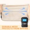 imageBAGAIL 8 Set Packing Cubes Luggage Packing Organizer Bags for Travel AccessoriesBlue paisleyBeige