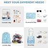 imageBAGAIL 8 Set Packing Cubes Luggage Packing Organizer Bags for Travel AccessoriesBlue paisleyBlue paisley