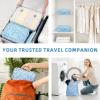 imageBAGAIL 8 Set Packing Cubes Luggage Packing Organizer Bags for Travel AccessoriesBlue paisleyBlue paisley