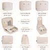 imageBAGAIL 8 Set Packing Cubes Luggage Packing Organizer Bags for Travel AccessoriesBlue paisleyCream