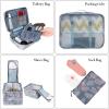 imageBAGAIL 8 Set Packing Cubes Luggage Packing Organizer Bags for Travel AccessoriesBlue paisleyRed Flamingo