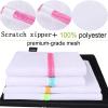 imageBAGAIL Laundry Bags Mesh Wash Bag for Intimates Lingerie and Delicates4LPearl WhiteFine Mesh