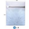 imageBAGAIL Laundry Bags Mesh Wash Bag for Intimates Lingerie and Delicates4LPearl WhiteFine Mesh