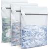 imageBAGAIL Laundry Bags Mesh Wash Bag for Intimates Lingerie and Delicates4LWhiteHoneycomb