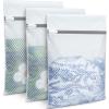 imageBAGAIL Laundry Bags Mesh Wash Bag for Intimates Lingerie and Delicates4LWhiteHoneycomb