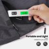 imageBAGAIL Digital Luggage Scale110lbs Hanging Baggage Scale with Backlit LCD DisplayPortable Suitcase Weighing ScaleTravel Luggage Weight Scale with HookStrong Straps for TravelersSilver with Temp