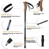 imageBAGAIL Trekking Poles Anti Shock Adjustable Hiking Walking AllAround Trail Poles with EVA Foam Handle