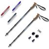 imageBAGAIL Trekking Poles Anti Shock Adjustable Hiking Walking AllAround Trail Poles with EVA Foam Handle