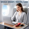 image:imageBAGAIL Digital Luggage Scale 110lbs Hanging Baggage Scale with Backlit LCD Display Portable Suitcase Weighing Scale Travel Luggage Weight Scale with Hook Strong Straps for TravelersDark Red Battery Free