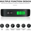 image:imageBAGAIL Digital Luggage Scale 110lbs Hanging Baggage Scale with Backlit LCD Display Portable Suitcase Weighing Scale Travel Luggage Weight Scale with Hook Strong Straps for TravelersBlack