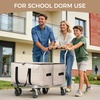 image:imageBAGAIL Heavy Duty Moving Bags with Strong Handle Extra Large Moving Boxes Storage Tote for Clothes College Moving Supplies6 Pack BluewindowsBeige