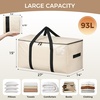 image:imageBAGAIL Heavy Duty Moving Bags with Strong Handle Extra Large Moving Boxes Storage Tote for Clothes College Moving Supplies6 Pack BluewindowsBeige