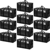 image:imageBAGAIL Heavy Duty Moving Bags with Strong Handle Extra Large Moving Boxes Storage Tote for Clothes College Moving Supplies6 Pack BluewindowsBlack