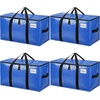 image:imageBAGAIL Heavy Duty Moving Bags with Strong Handle Extra Large Moving Boxes Storage Tote for Clothes College Moving Supplies6 Pack BluewindowsBlue