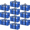 image:imageBAGAIL Heavy Duty Moving Bags with Strong Handle Extra Large Moving Boxes Storage Tote for Clothes College Moving Supplies6 Pack BluewindowsBlue