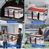 image:imageBAGAIL Heavy Duty Moving Bags with Strong Handle Extra Large Moving Boxes Storage Tote for Clothes College Moving Supplies6 Pack BluewindowsClear