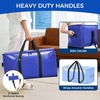 image:imageBAGAIL Heavy Duty Moving Bags with Strong Handle Extra Large Moving Boxes Storage Tote for Clothes College Moving Supplies6 Pack BluewindowsDark Blue