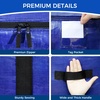 image:imageBAGAIL Heavy Duty Moving Bags with Strong Handle Extra Large Moving Boxes Storage Tote for Clothes College Moving Supplies6 Pack BluewindowsDark Blue