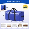 image:imageBAGAIL Heavy Duty Moving Bags with Strong Handle Extra Large Moving Boxes Storage Tote for Clothes College Moving Supplies6 Pack BluewindowsDark Blue