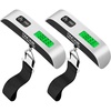 image:imageBAGAIL Digital Luggage Scale 110lbs Hanging Baggage Scale with Backlit LCD Display Portable Suitcase Weighing Scale Travel Luggage Weight Scale with Hook Strong Straps for Travelers2  Ash Silver