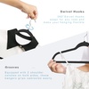 image:imageBAGAIL Velvet Hangers 50 Pack Non Slip 360 Degree Swivel Hook Strong and Durable Clothes Hangers for Coats Suit Shirt Dress Pants amp Dress ClothesBlack 50 PackBlack