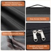 image:imageBAGAIL 8 Set Compression Packing Cubes Durable amp Wearresistant Expandable Luggage Organizer Bags for Travel AccessoriesNavyBlack