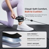 image:imageBAGAIL Ankle Straps for Cable Machines 2 Pack Double DRing Ankle Cuffs with Extra Thick Padding Adjustable Fit for Women amp Men Glute Kickbacks Hip Abductors amp Leg Curls Includes Mesh BagLight Blue