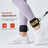 image:imageBAGAIL Ankle Straps for Cable Machines 2 Pack Double DRing Ankle Cuffs with Extra Thick Padding Adjustable Fit for Women amp Men Glute Kickbacks Hip Abductors amp Leg Curls Includes Mesh BagBlack