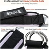 image:imageBAGAIL Ankle Straps for Cable Machines 2 Pack Double DRing Ankle Cuffs with Extra Thick Padding Adjustable Fit for Women amp Men Glute Kickbacks Hip Abductors amp Leg Curls Includes Mesh BagLilac
