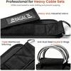 image:imageBAGAIL Ankle Straps for Cable Machines 2 Pack Double DRing Ankle Cuffs with Extra Thick Padding Adjustable Fit for Women amp Men Glute Kickbacks Hip Abductors amp Leg Curls Includes Mesh BagBlack