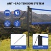 image:imageBAGAIL Outdoor Volleyball Net Set 20FT32FT Portable for Beach Backyard  Complete Kit with Carry Bag Ball amp Pump Integrated Scoring System AntiSag AllWeather Durability Easy 5min SetupBlue