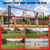 image:imageBAGAIL Outdoor Volleyball Net Set 20FT32FT Portable for Beach Backyard  Complete Kit with Carry Bag Ball amp Pump Integrated Scoring System AntiSag AllWeather Durability Easy 5min SetupRed