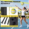 image:imageBAGAIL Outdoor Volleyball Net Set 20FT32FT Portable for Beach Backyard  Complete Kit with Carry Bag Ball amp Pump Integrated Scoring System AntiSag AllWeather Durability Easy 5min SetupYellow
