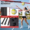 image:imageBAGAIL Outdoor Volleyball Net Set 20FT32FT Portable for Beach Backyard  Complete Kit with Carry Bag Ball amp Pump Integrated Scoring System AntiSag AllWeather Durability Easy 5min SetupRed