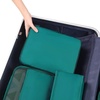 image:imageBAGAIL 8 Set Packing Cubes Luggage Packing Organizers for Travel AccessoriesWhite and Matcha StripeAqua Color