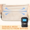 image:imageBAGAIL 8 Set Packing Cubes Luggage Packing Organizers for Travel AccessoriesWhite and Matcha StripeBeige