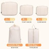image:imageBAGAIL 8 Set Packing Cubes Luggage Packing Organizers for Travel AccessoriesWhite and Matcha StripeBeige