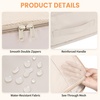 image:imageBAGAIL 8 Set Packing Cubes Luggage Packing Organizers for Travel AccessoriesWhite and Matcha StripeBeige