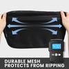 image:imageBAGAIL 8 Set Packing Cubes Luggage Packing Organizers for Travel AccessoriesWhite and Matcha StripeBlack