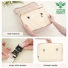 image:imageBAGAIL 8 Set Packing Cubes Luggage Packing Organizers for Travel AccessoriesWhite and Matcha StripeCream